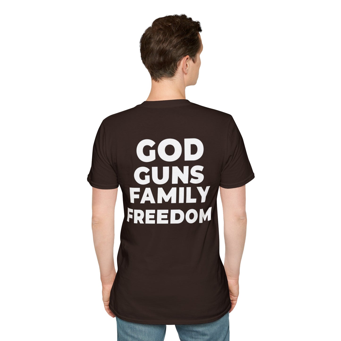 GOD BLESS AMERICA | GOD, GUNS, FAMILY, FREEDOM T-SHIRT