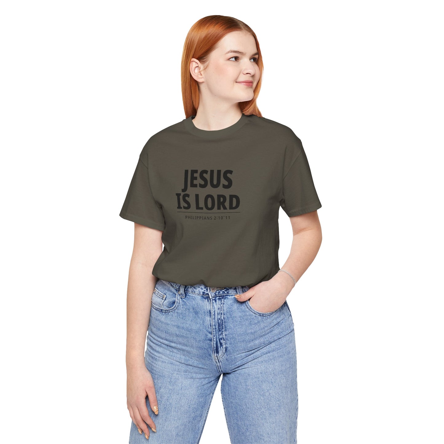 "Jesus Is Lord" -Philippians 2:10-11 | Christian T-Shirt