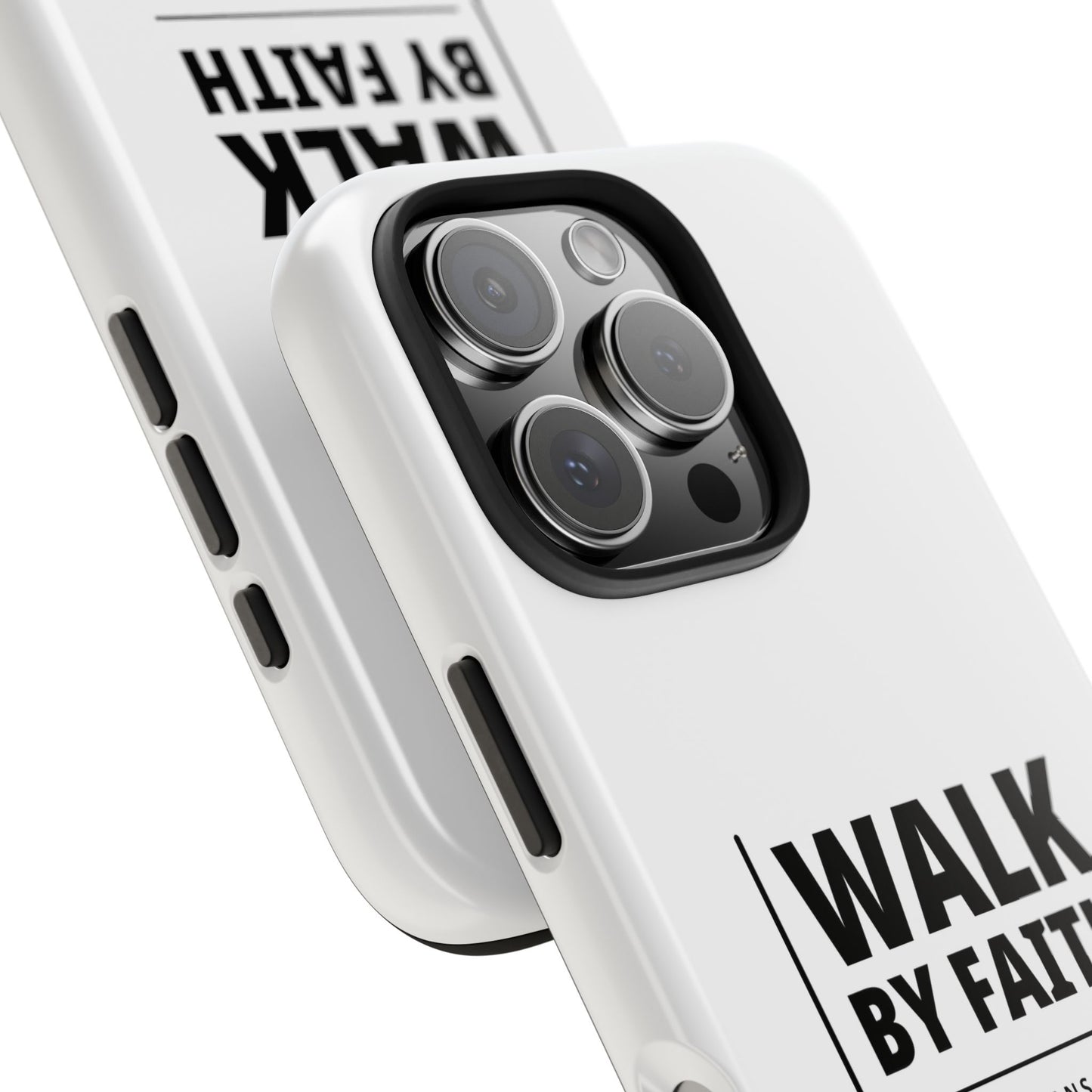 Walk by Faith Tough Phone Case — 2 Corinthians 5:7 Christian Phone Cover