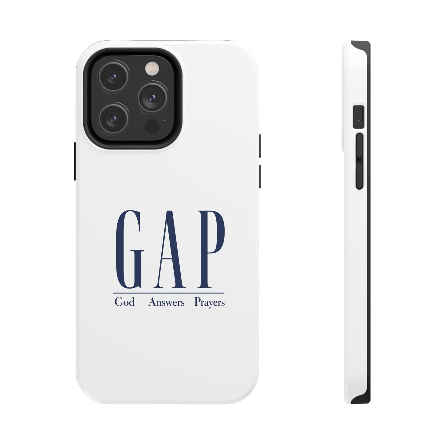 GAP (God Answers Prayers) Christian Protective Phone Cover - Tough Phone Case