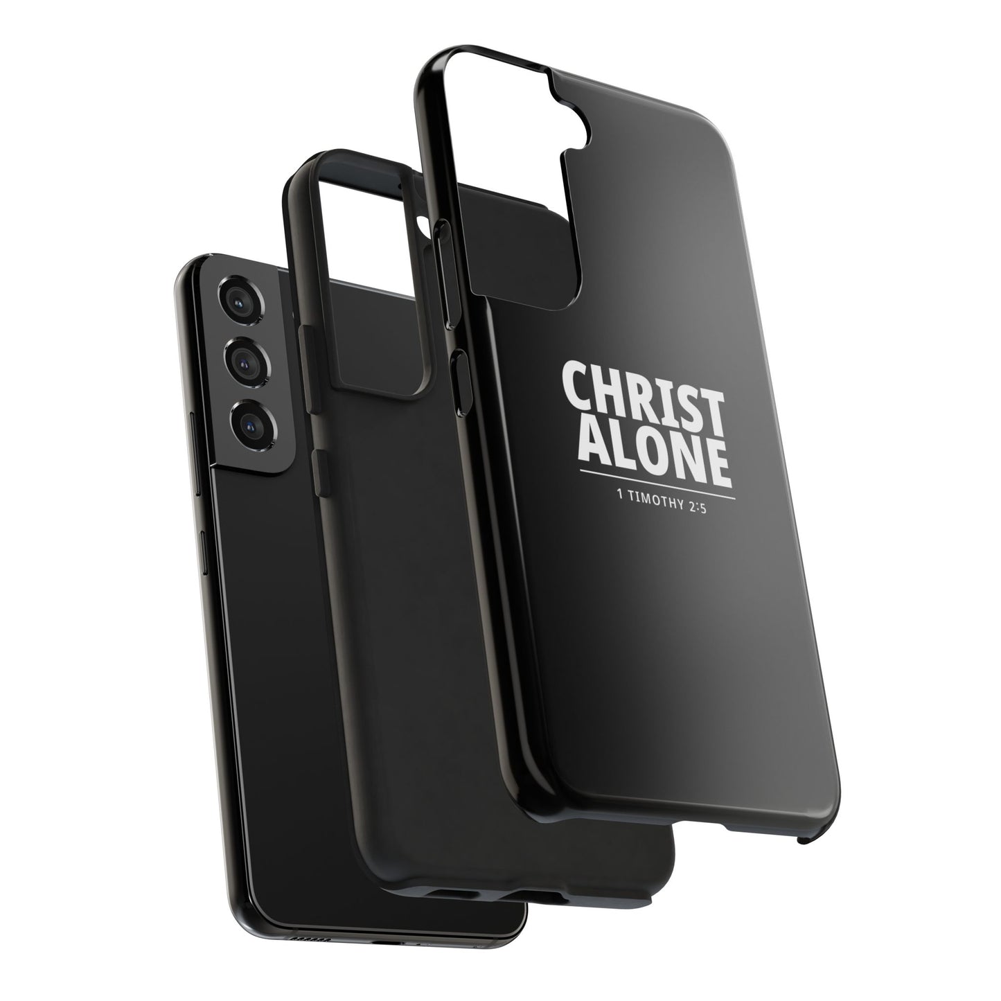 Tough Phone Case — “Christ Alone” Scripture iPhone Case (1 Timothy 2:5)