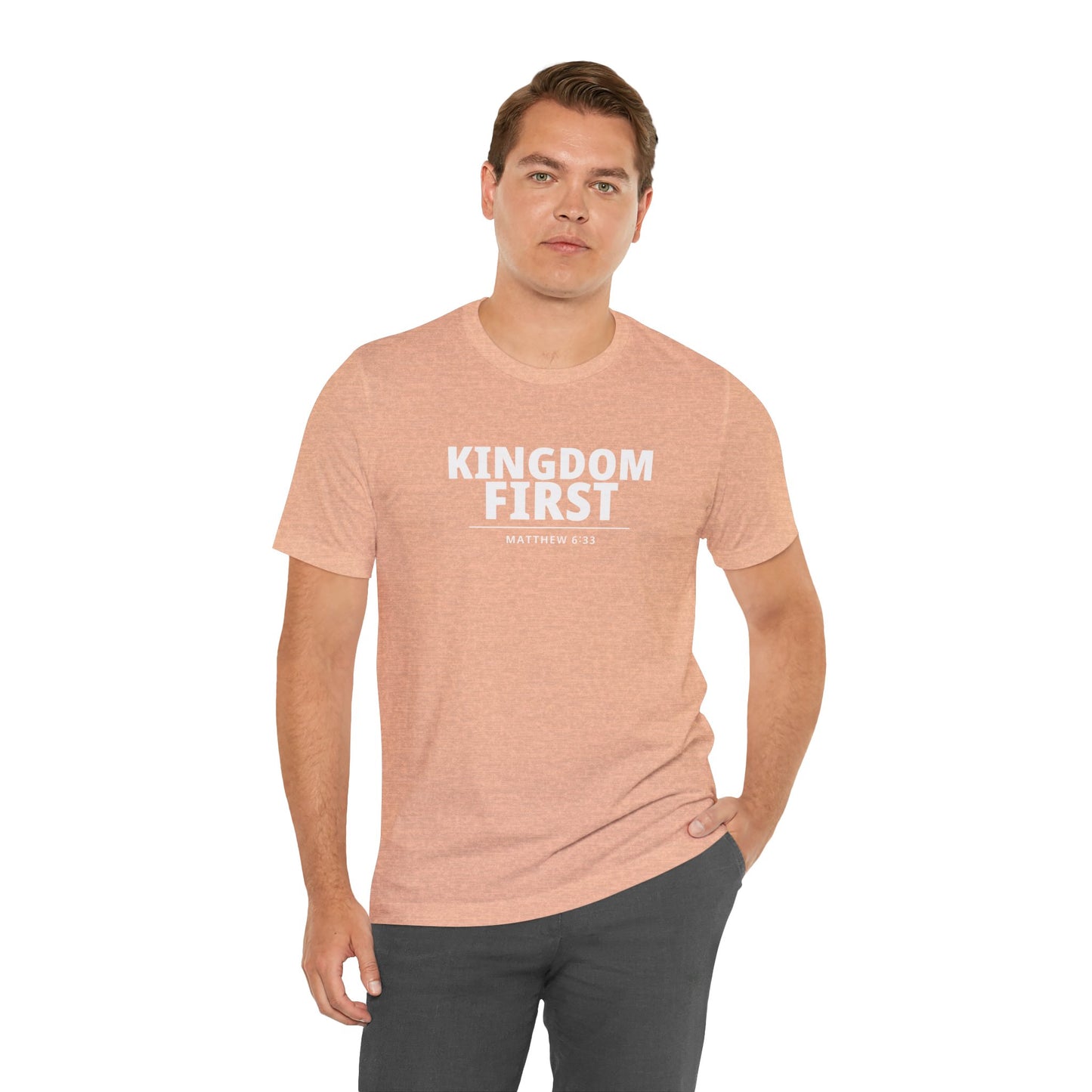 Kingdom First T‑Shirt — Matthew 6:33 Inspirational Christian Tee