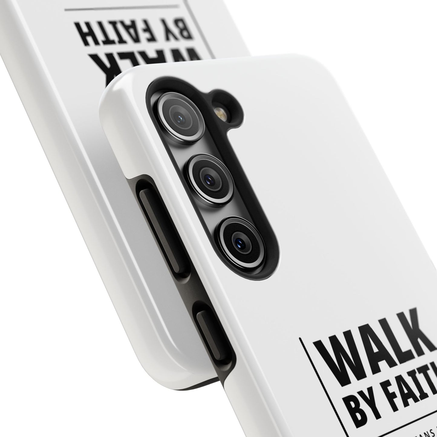 Walk by Faith Tough Phone Case — 2 Corinthians 5:7 Christian Phone Cover