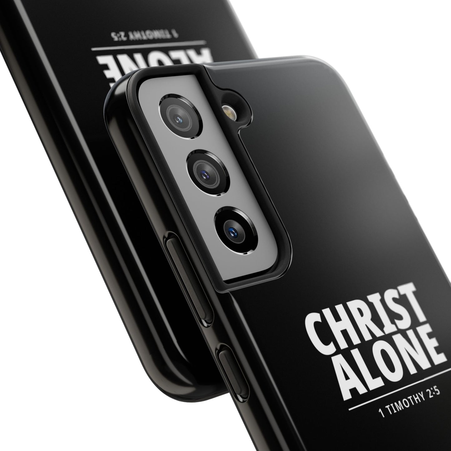 Tough Phone Case — “Christ Alone” Scripture iPhone Case (1 Timothy 2:5)