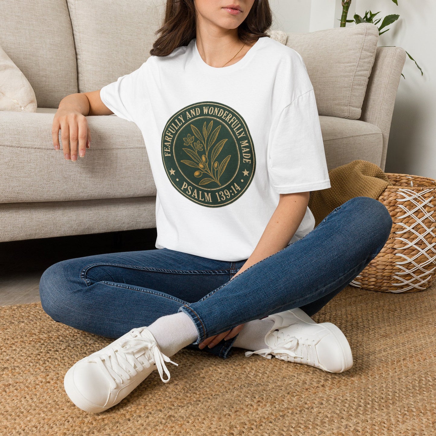 Fearfully & Wonderfully Made T-Shirt - Psalm 139:14 | Bible Compass