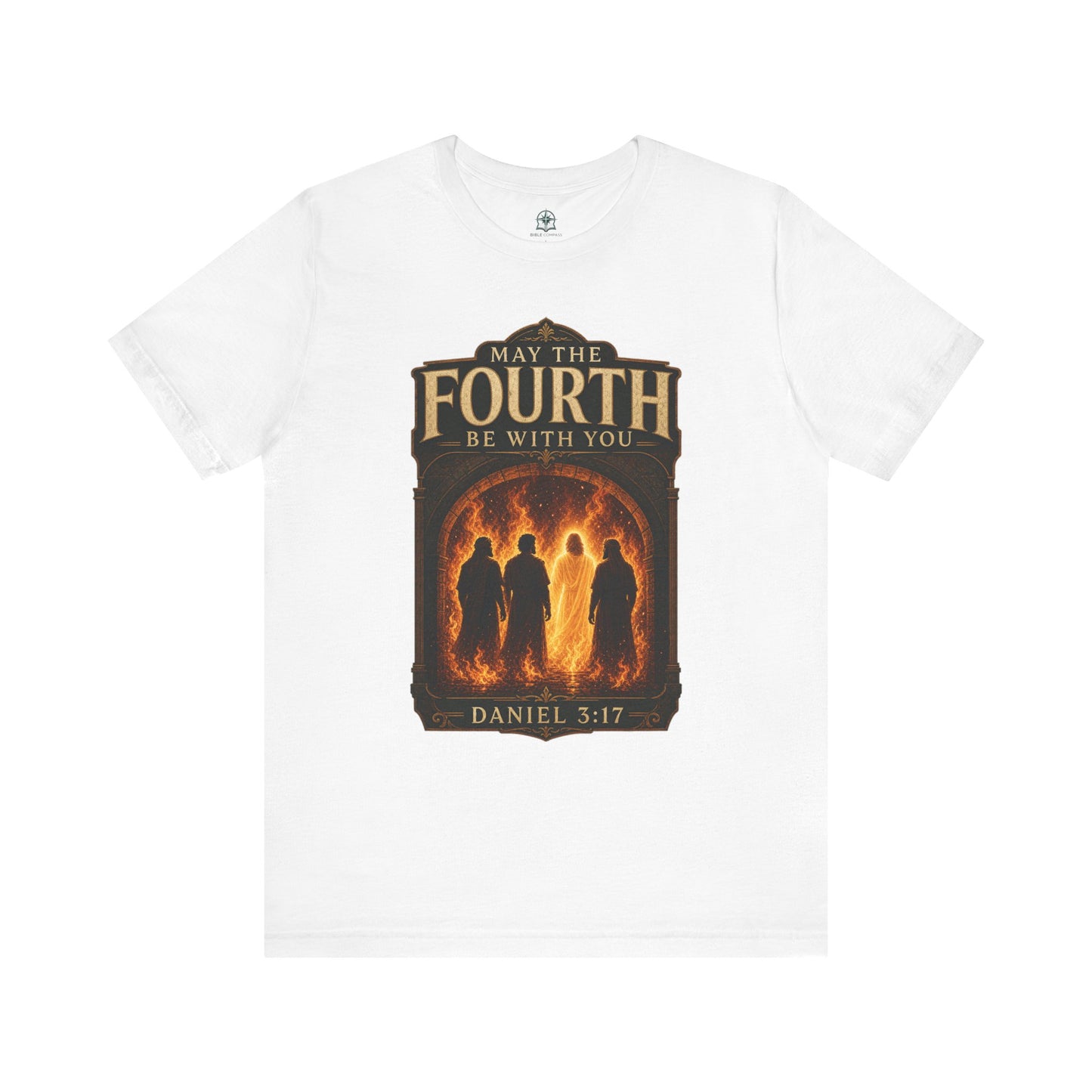 May the Fourth Be With You Tee — Daniel 3:17 Christian T-Shirt