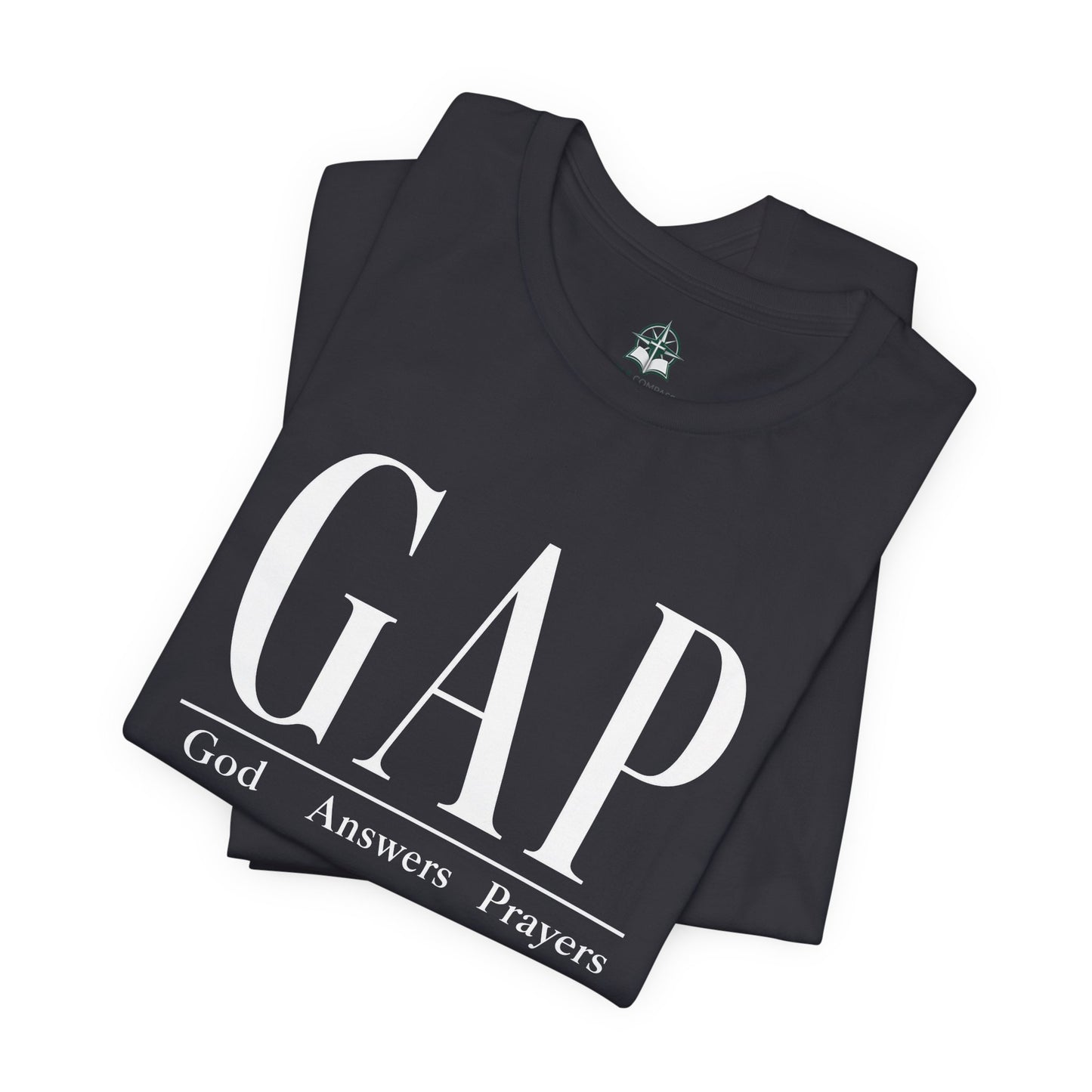 GAP "God Answers Prayers" Christian Short Sleeve Shirt