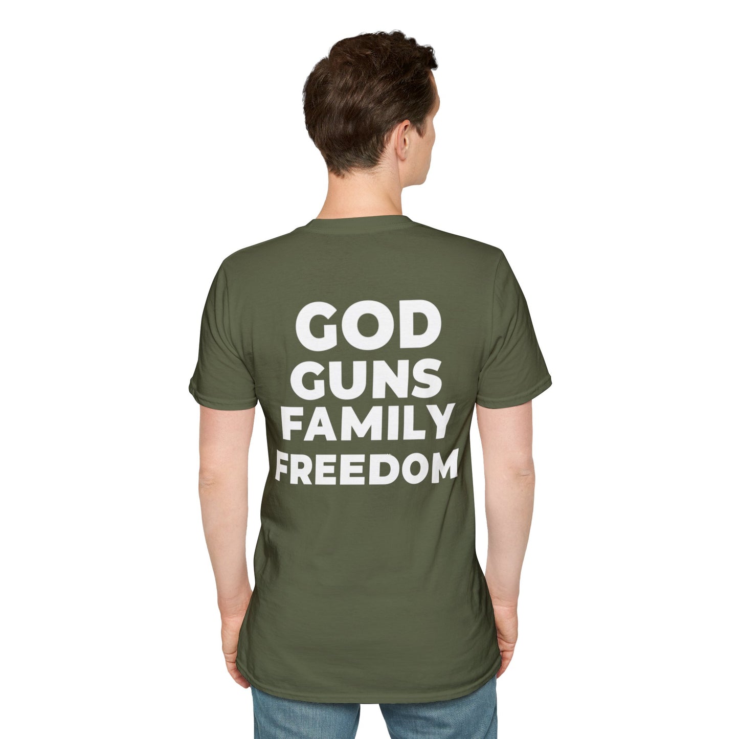 GOD BLESS AMERICA | GOD, GUNS, FAMILY, FREEDOM T-SHIRT