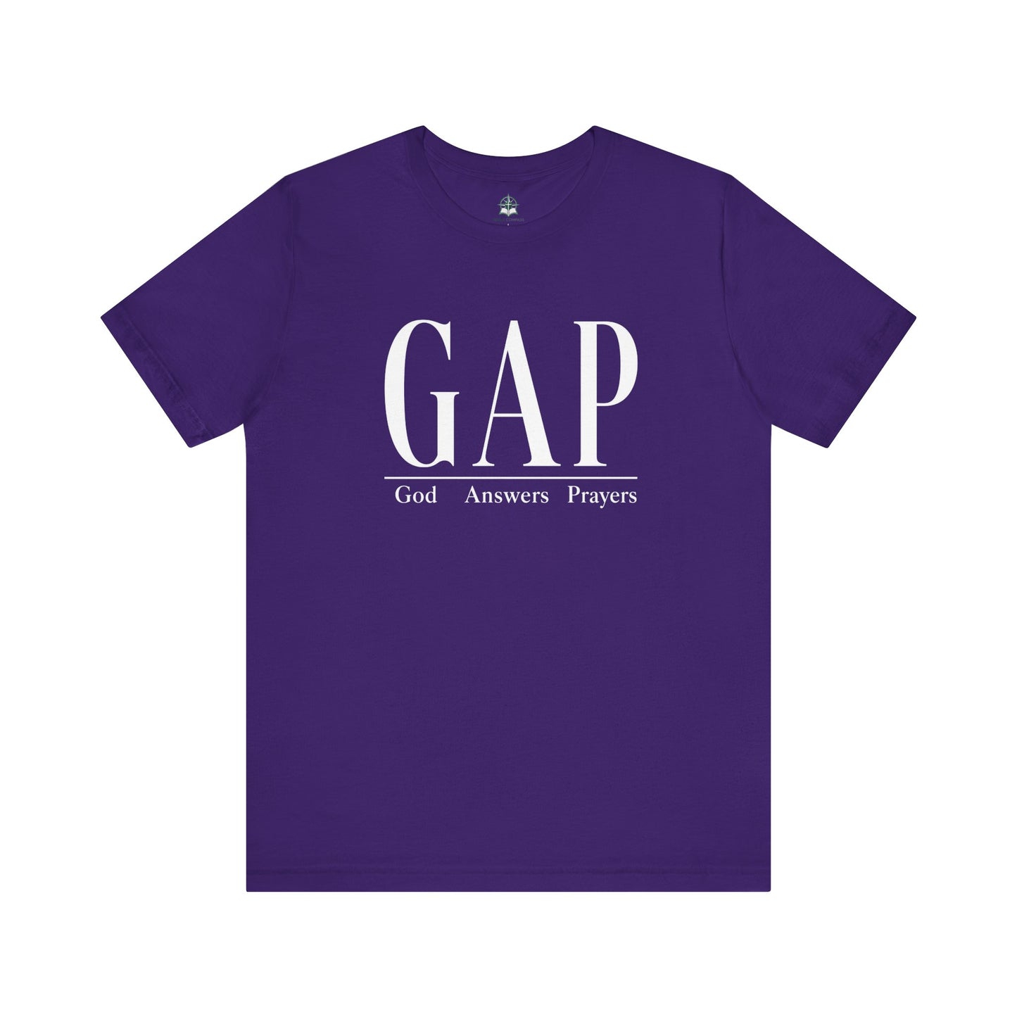 GAP "God Answers Prayers" Christian Short Sleeve Shirt