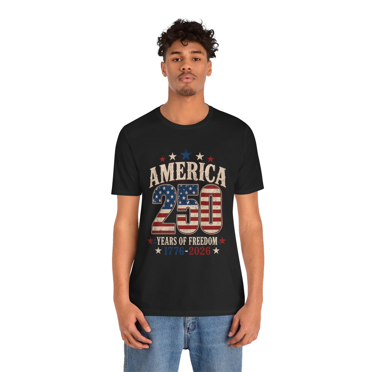 America 250 Patriotic T-Shirt - Independence Day