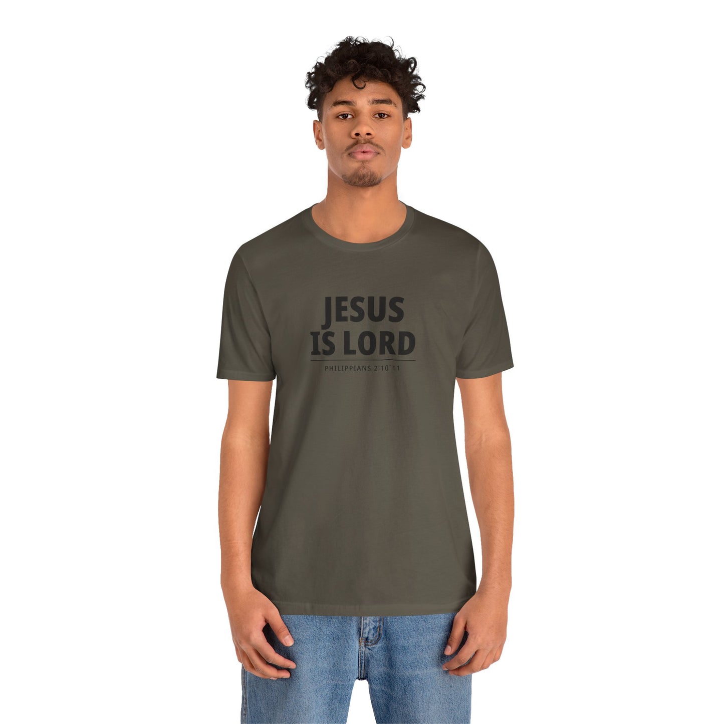 "Jesus Is Lord" -Philippians 2:10-11 | Christian T-Shirt