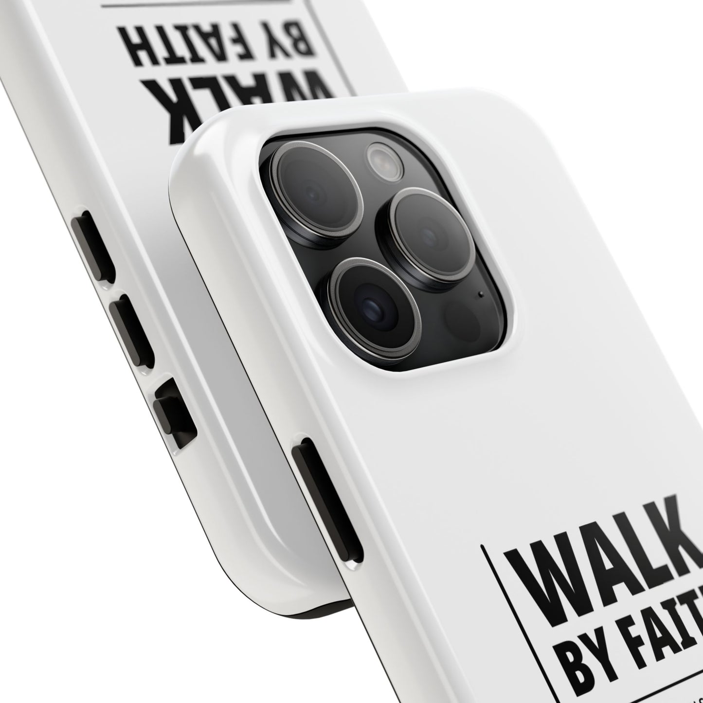Walk by Faith Tough Phone Case — 2 Corinthians 5:7 Christian Phone Cover