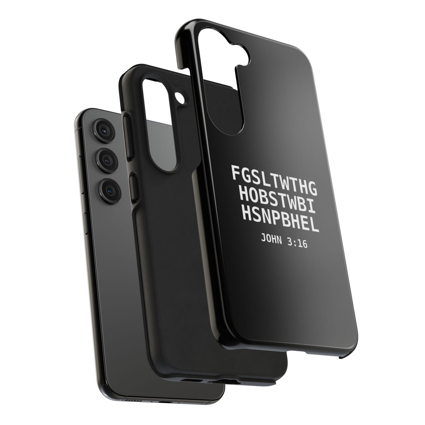 Tough Phone Case — John 3:16 (First letter of every word)