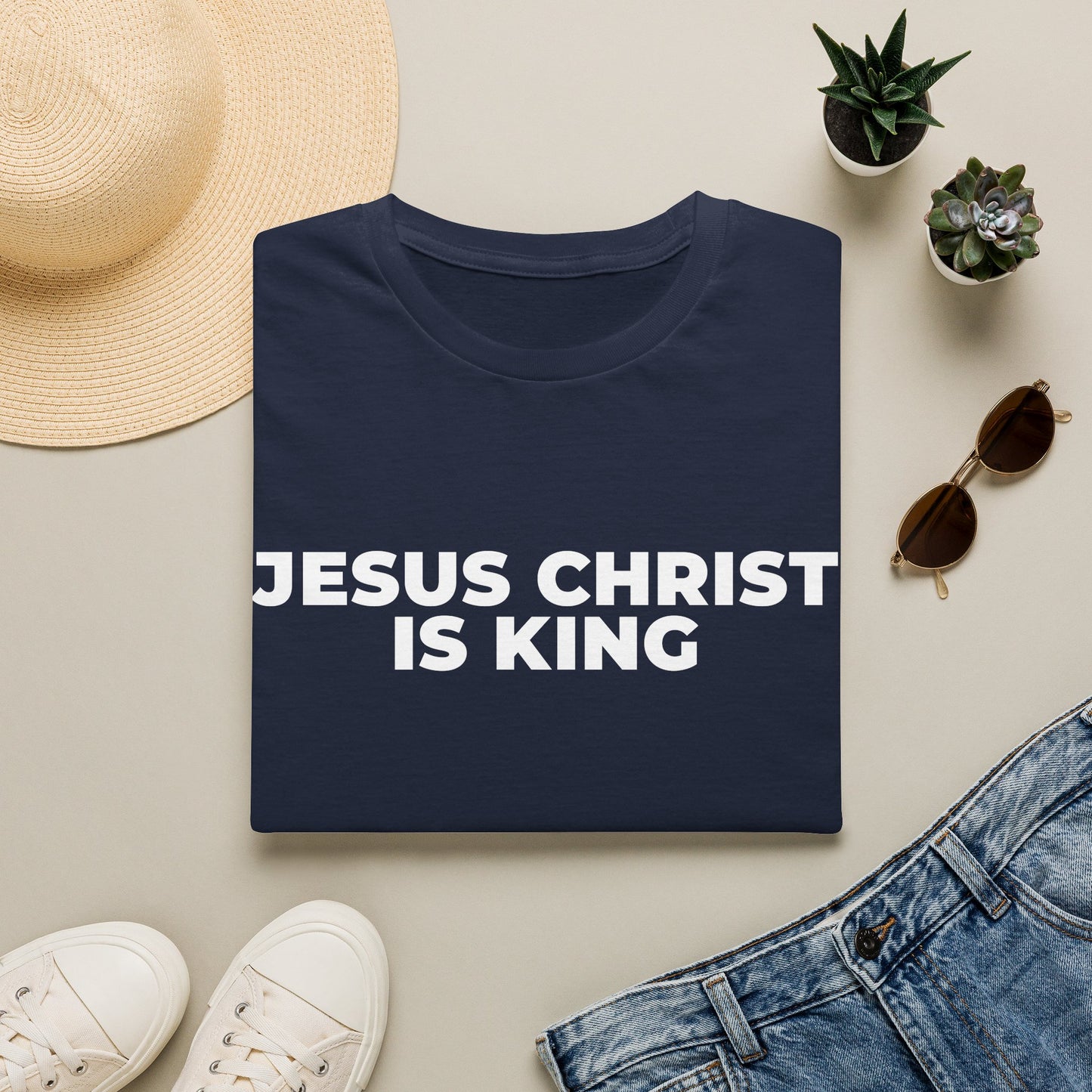 Jesus Christ Is King T-Shirt — Bold Christian Faith Tee