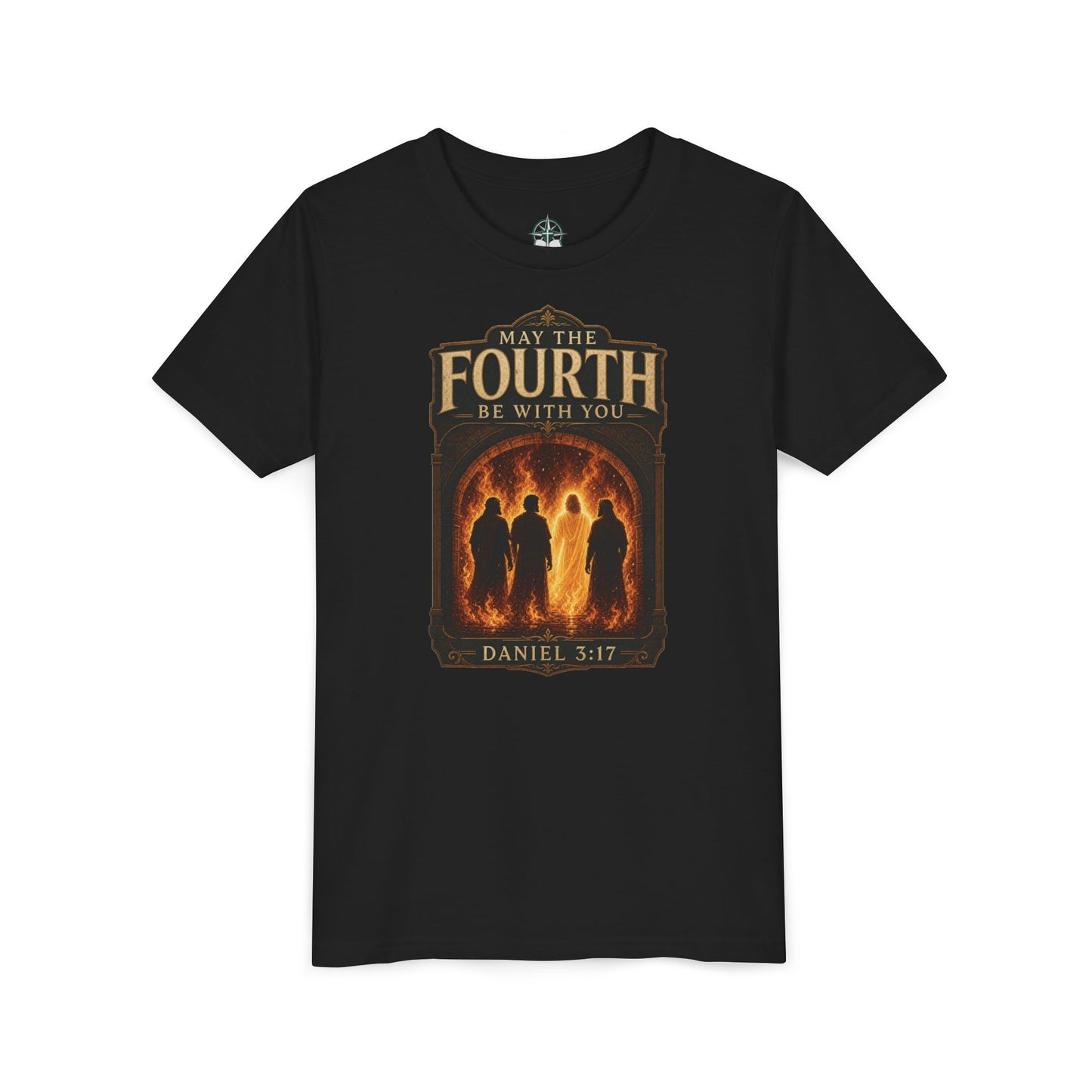 May the Fourth Be With You  — 'Daniel 3:17' Christian Inspired Kids T-Shirt