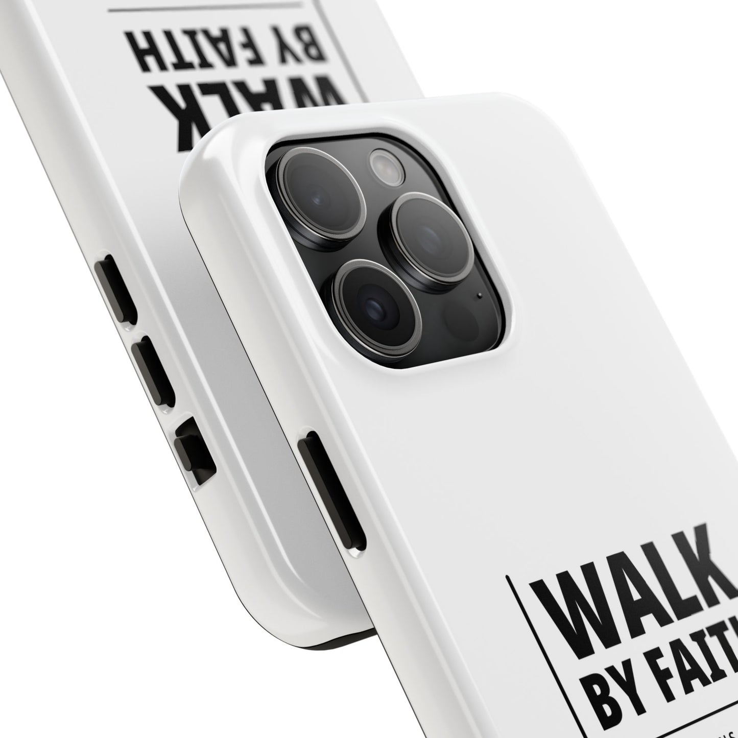 Walk by Faith Tough Phone Case — 2 Corinthians 5:7 Christian Phone Cover