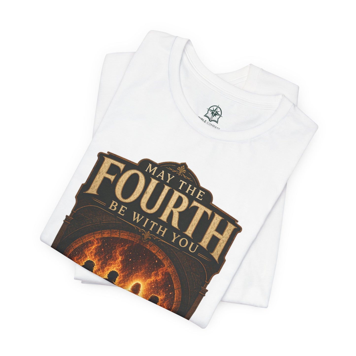 May the Fourth Be With You Tee — Daniel 3:17 Christian T-Shirt