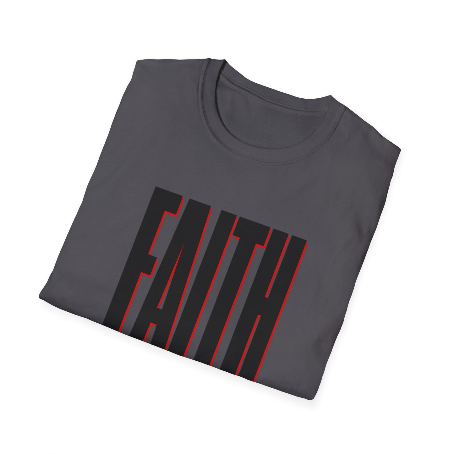 FAITH Bold Typography T-Shirt - Hebrews 11:1 | Bible Compass