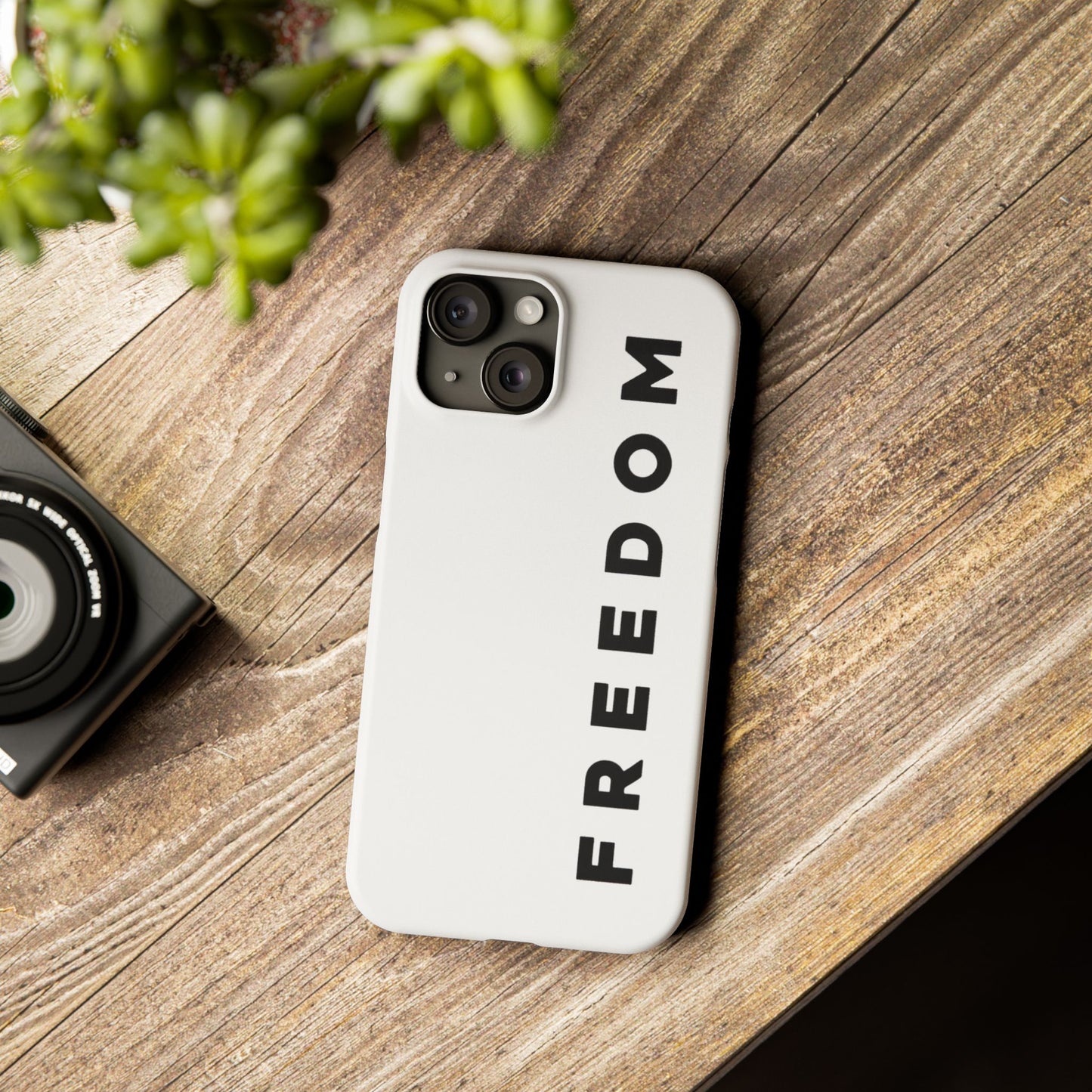 FREEDOM Slim Phone Case | Honoring Charlie Kirk