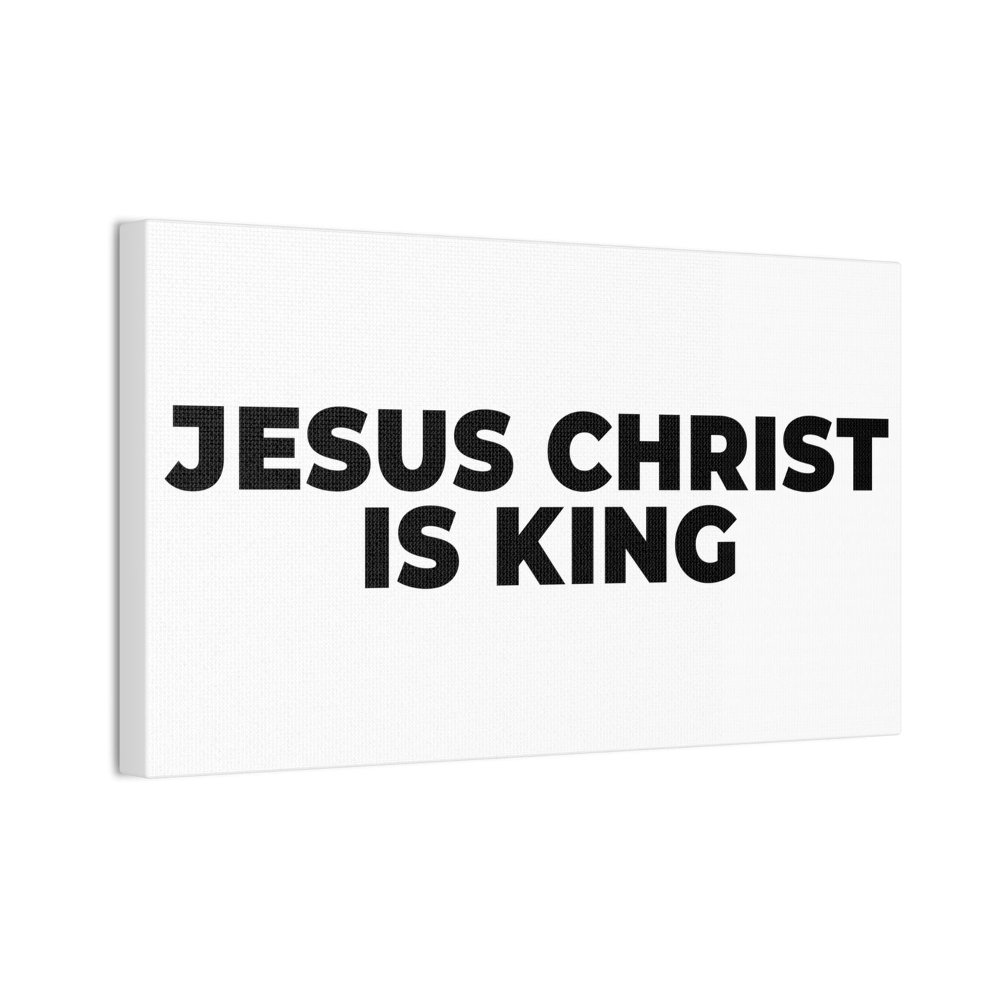 Jesus Christ Is King Canvas Wall Art