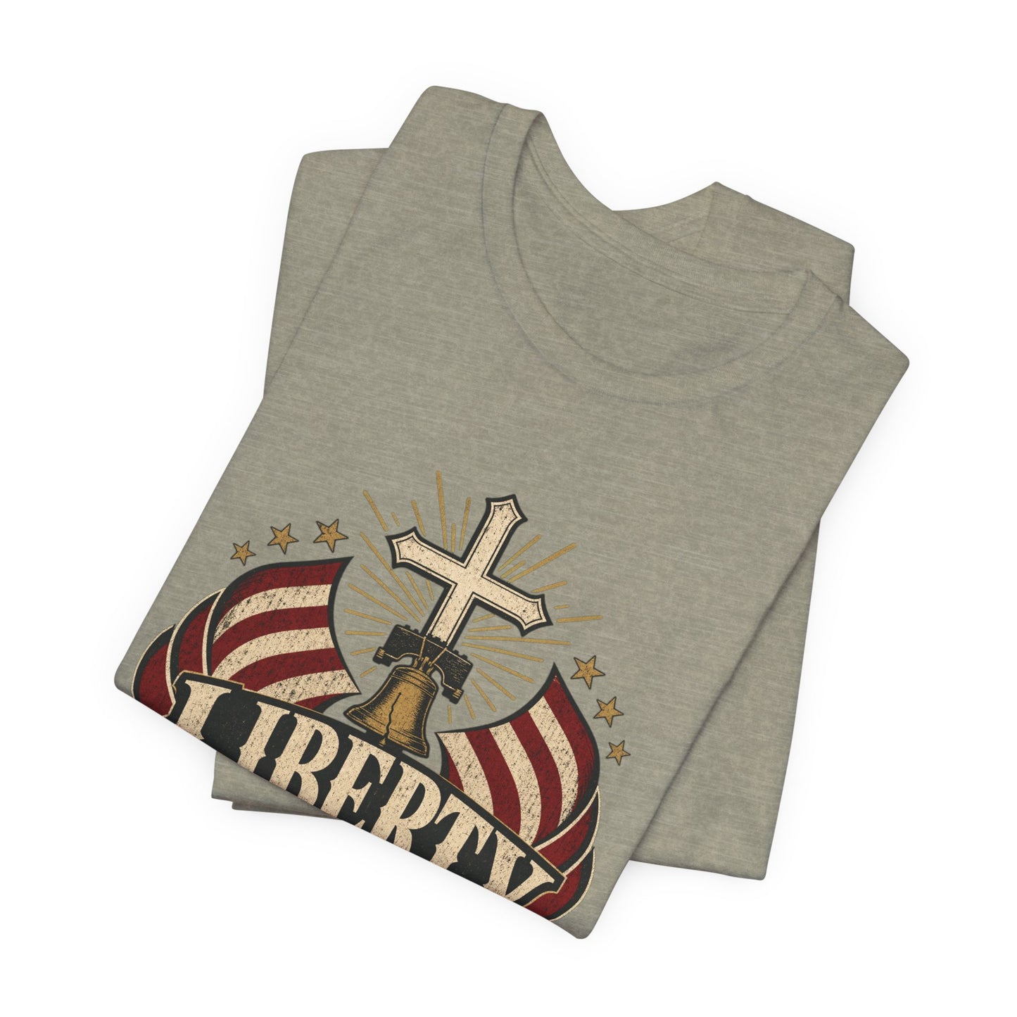Liberty Under God T-Shirt — Patriotic Christian Tee