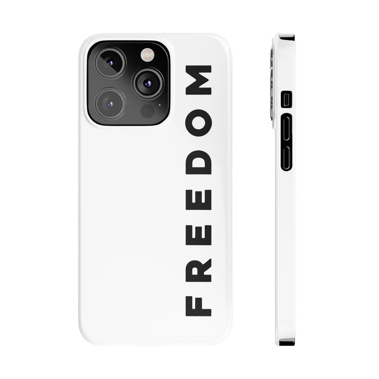 FREEDOM Slim Phone Case | Honoring Charlie Kirk
