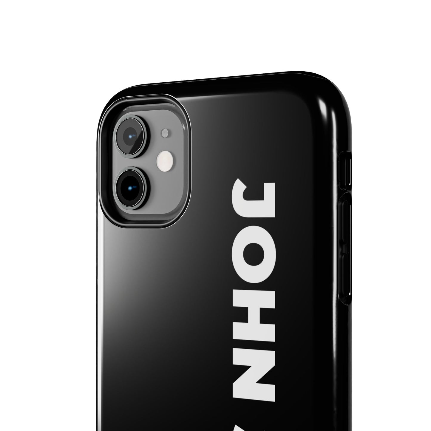 John 3:16 Tough Phone Case — Black Christian Scripture Phone Cover