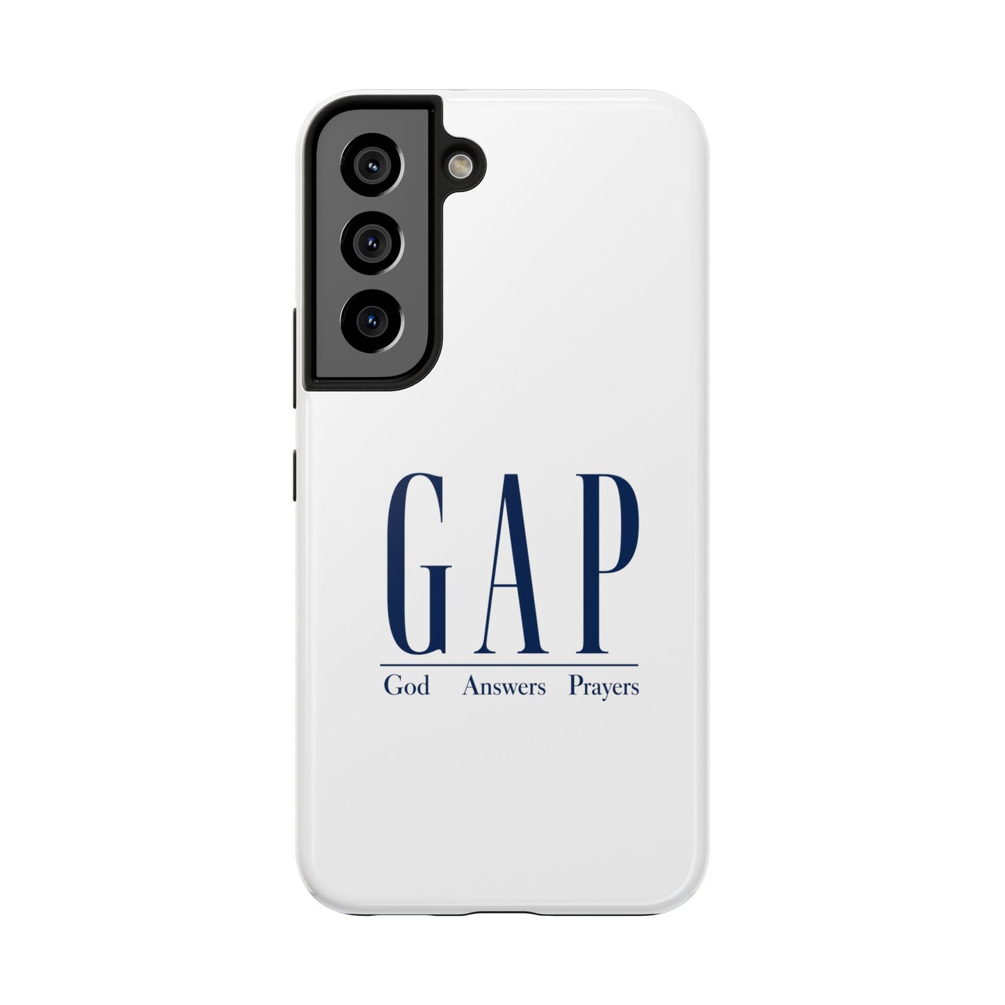 GAP (God Answers Prayers) Christian Protective Phone Cover - Tough Phone Case