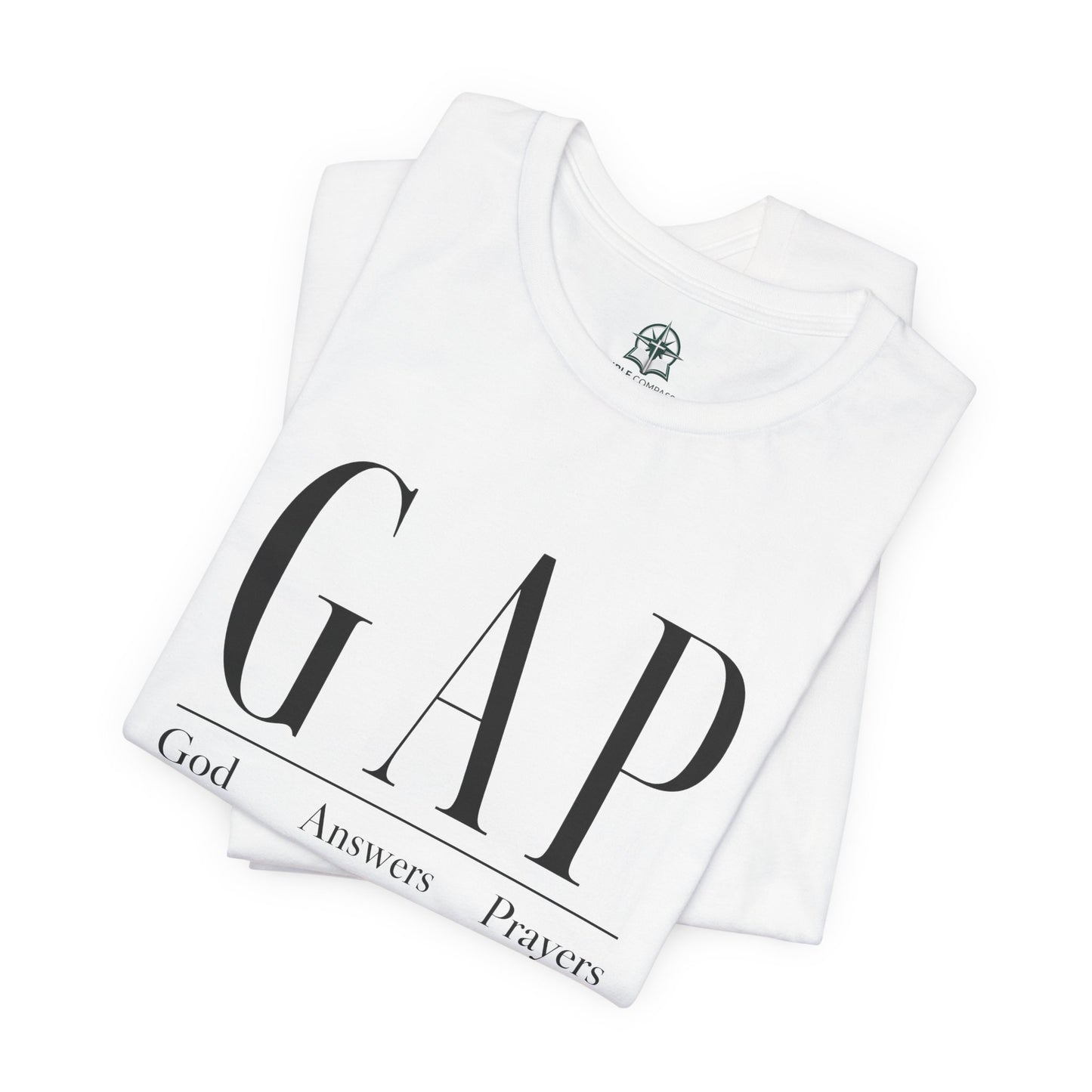 GAP "God Answers Prayers" Christian Short Sleeve Shirt