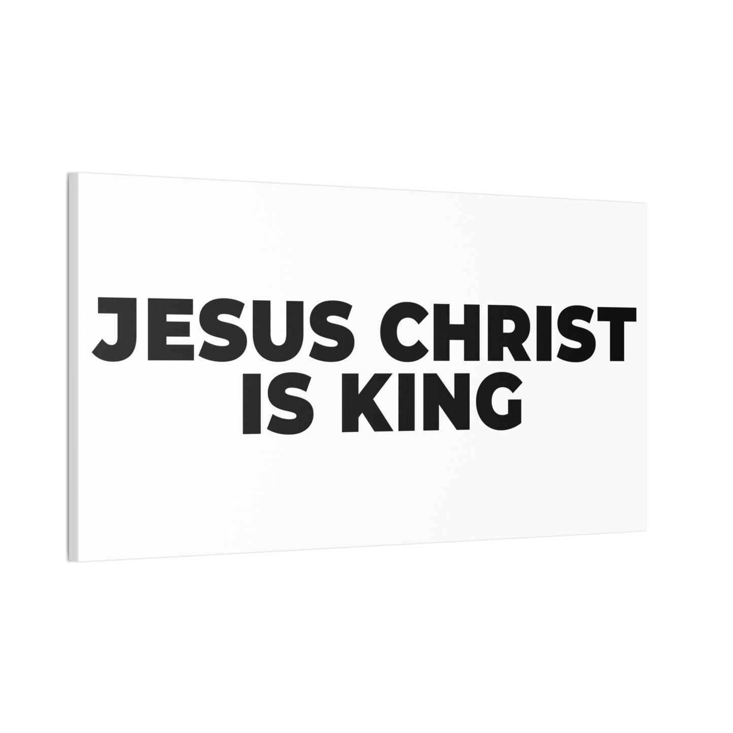 Jesus Christ Is King Canvas Wall Art