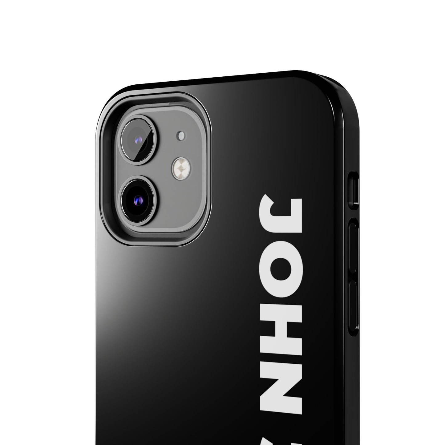 John 3:16 Tough Phone Case — Black Christian Scripture Phone Cover