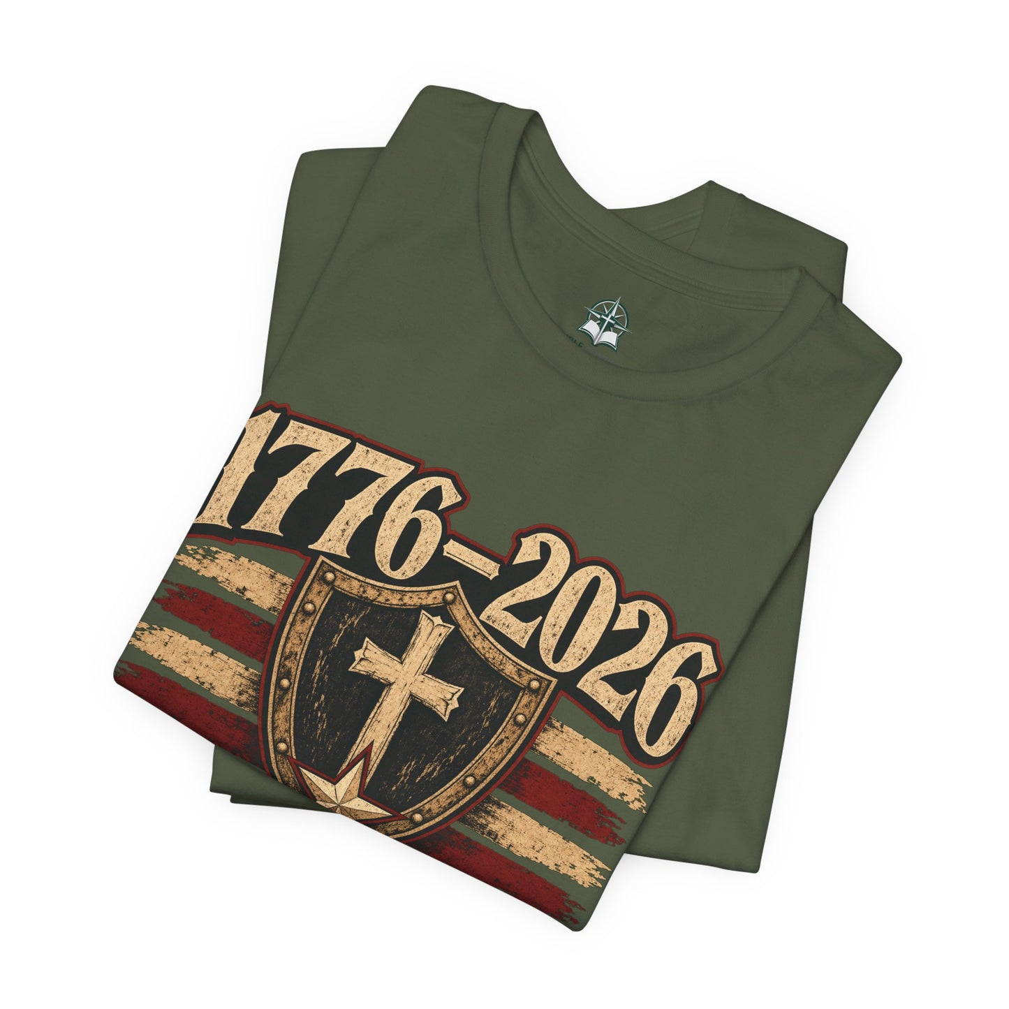 Still Standing 1776–2026 (250 Years) Faith & Freedom Patriotic Tee