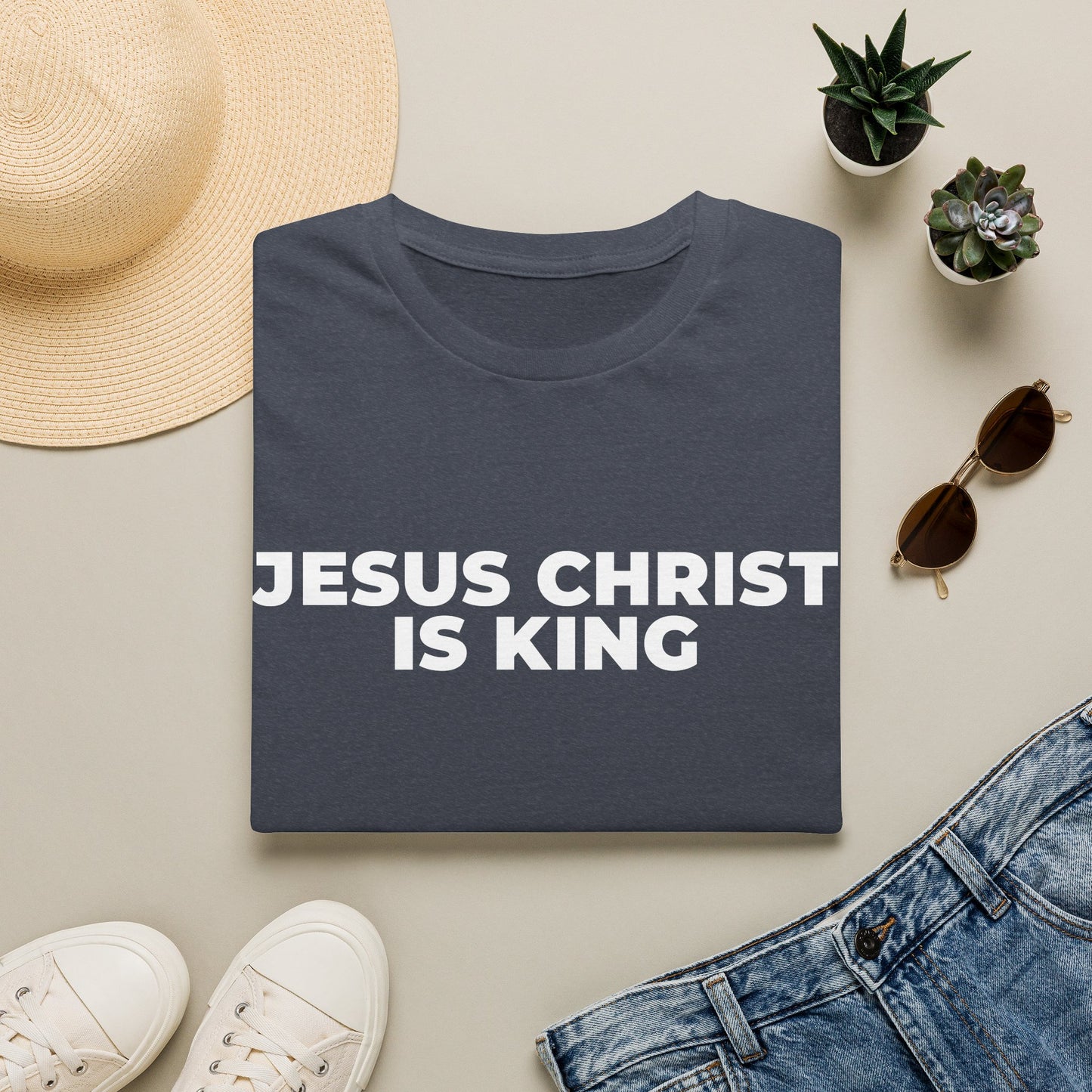 Jesus Christ Is King T-Shirt — Bold Christian Faith Tee