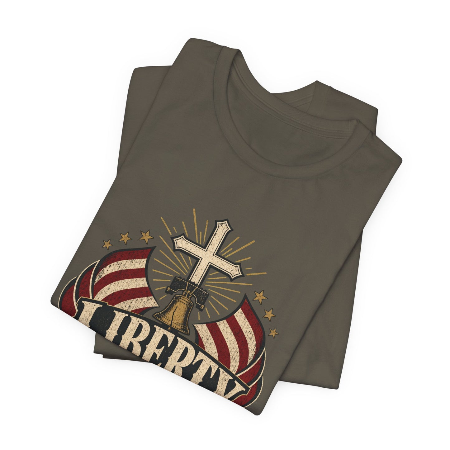 Liberty Under God T-Shirt — Patriotic Christian Tee