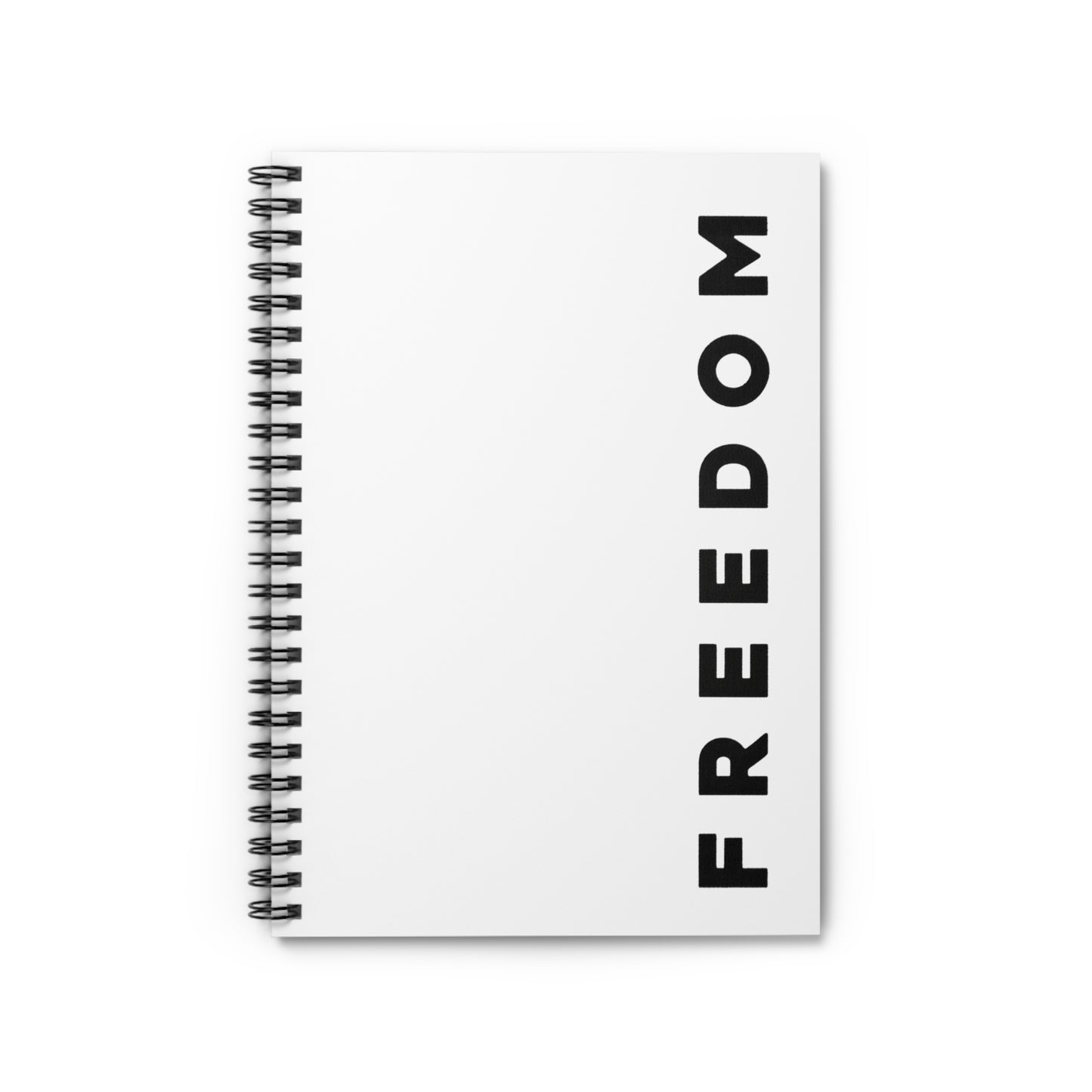 FREEDOM Notebook | Spiral Ruled Journal