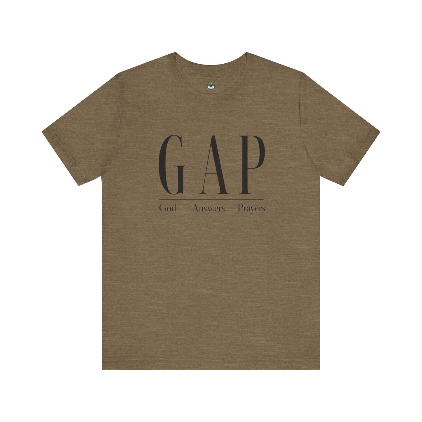 GAP "God Answers Prayers" Christian Short Sleeve Shirt