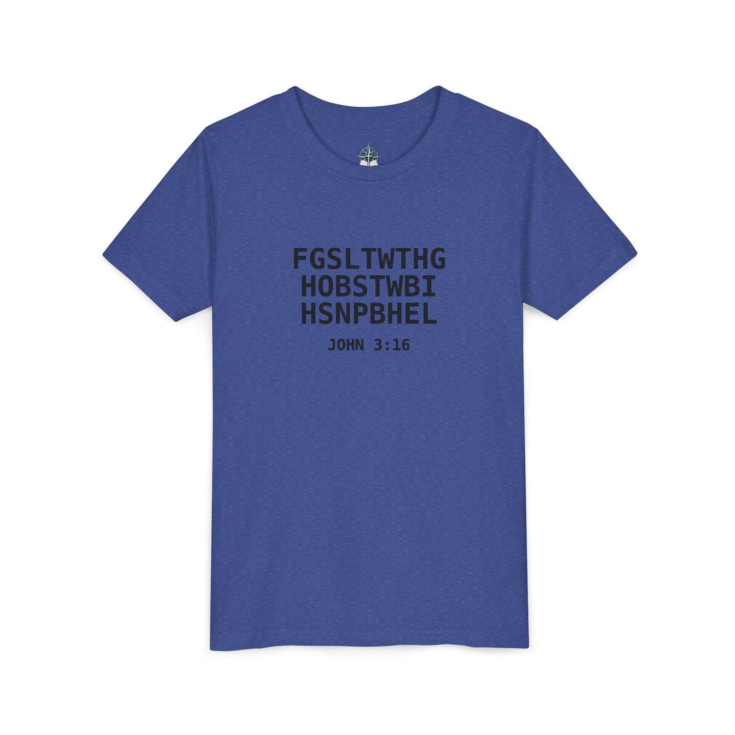 Youth Tee — "John 3:16" Christian T-Shirt