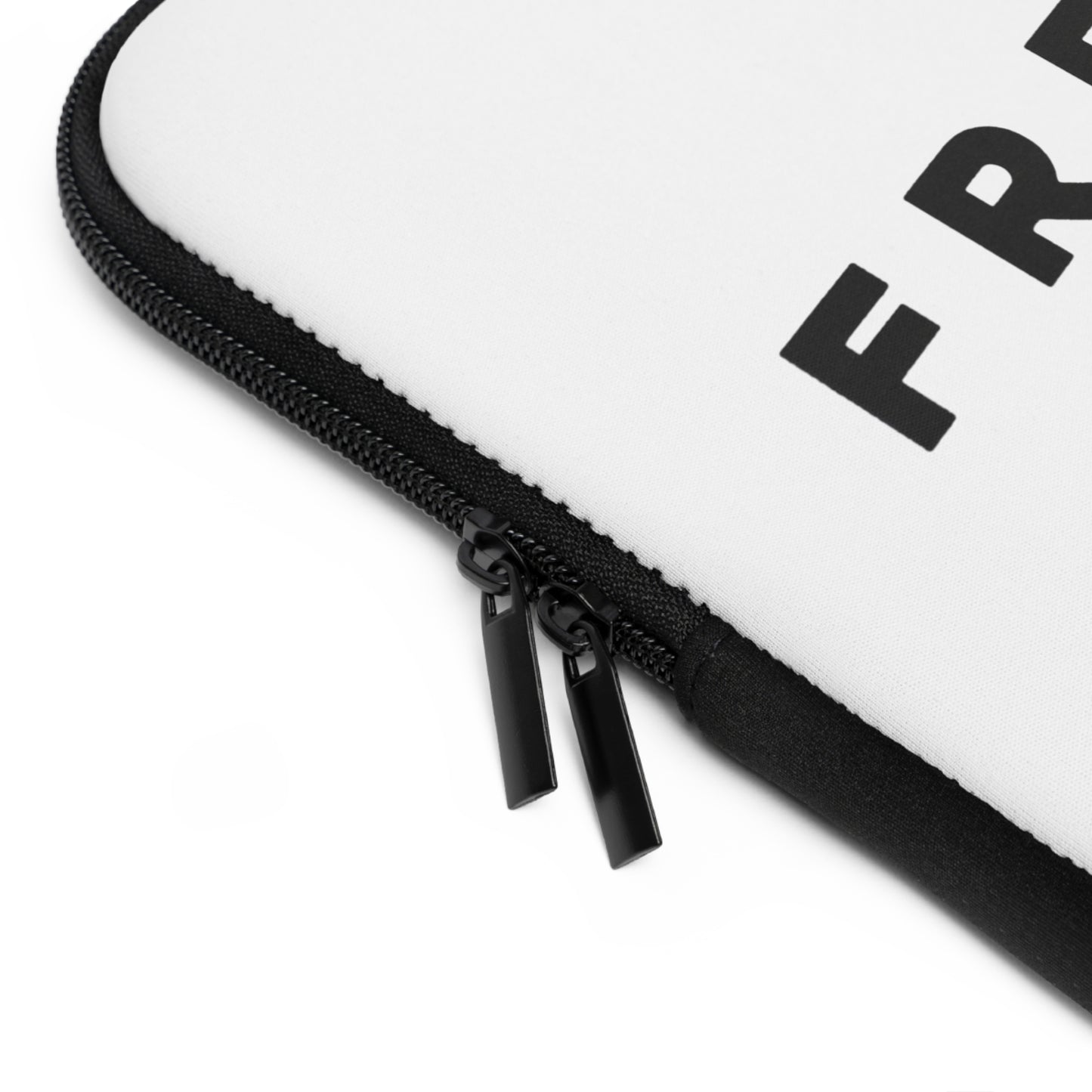 Freedom Laptop Sleeve — Minimalist Protective Case with Bold "FREEDOM" Typography