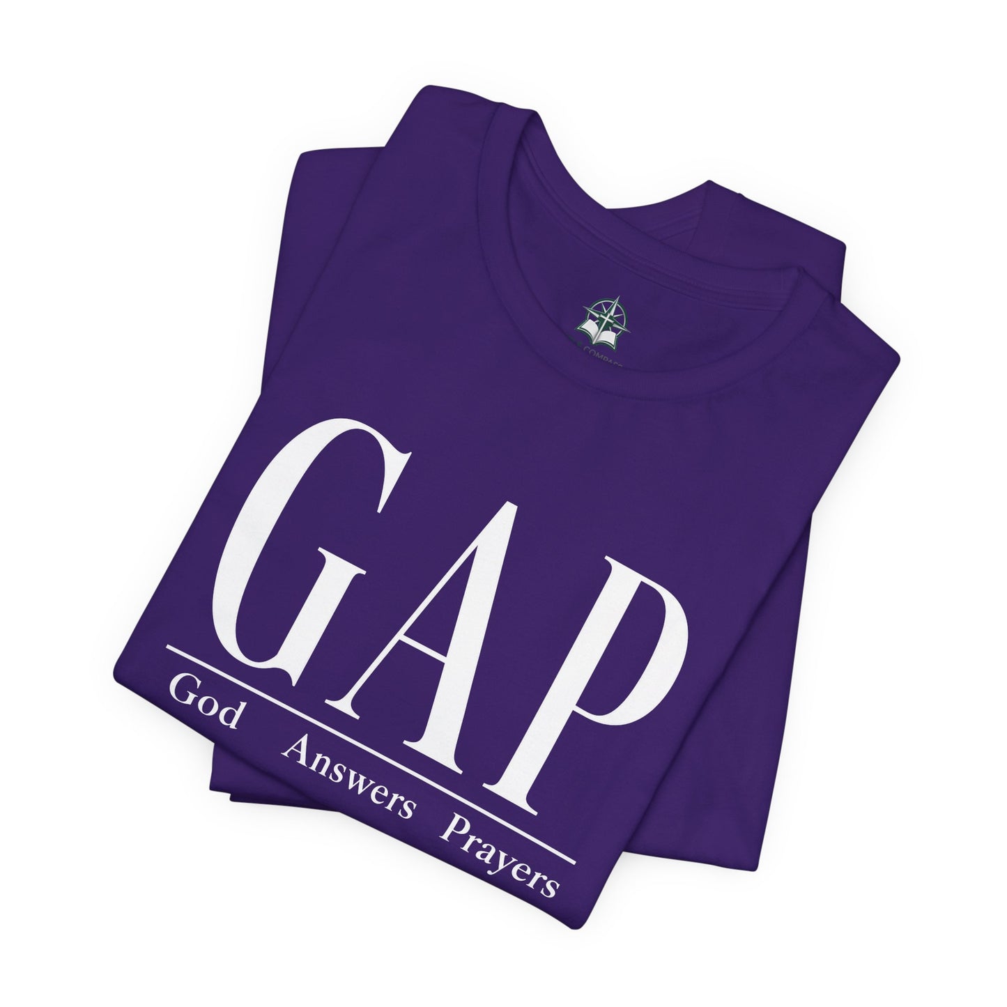 GAP "God Answers Prayers" Christian Short Sleeve Shirt