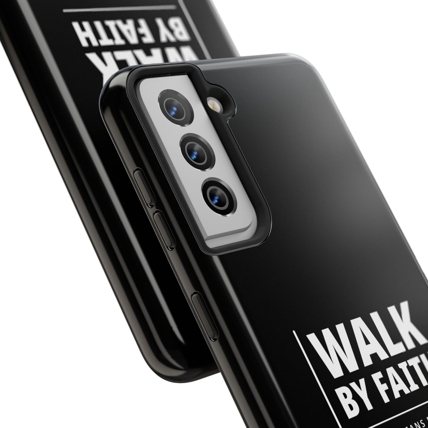 Walk by Faith Tough Phone Case — 2 Corinthians 5:7 Christian Phone Cover