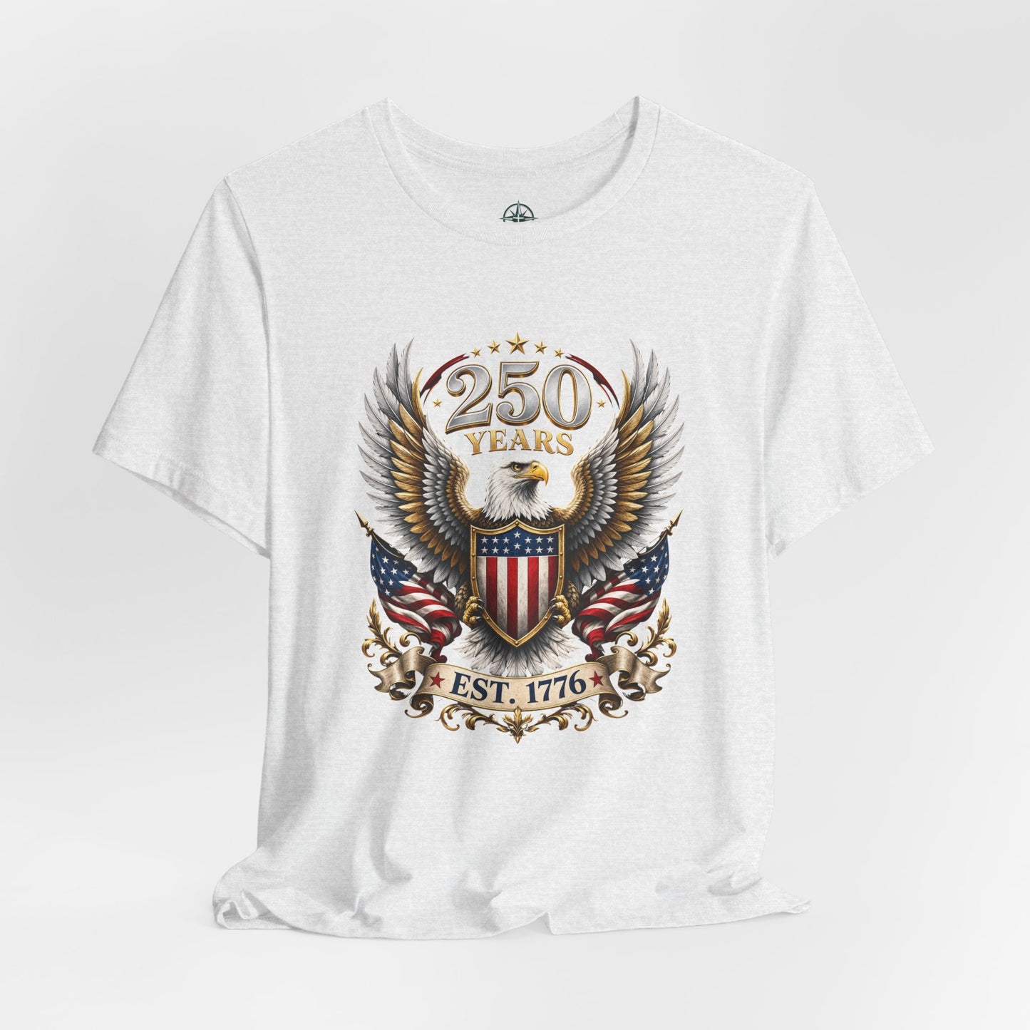 250 Years American Bald Eagle Shield T-Shirt