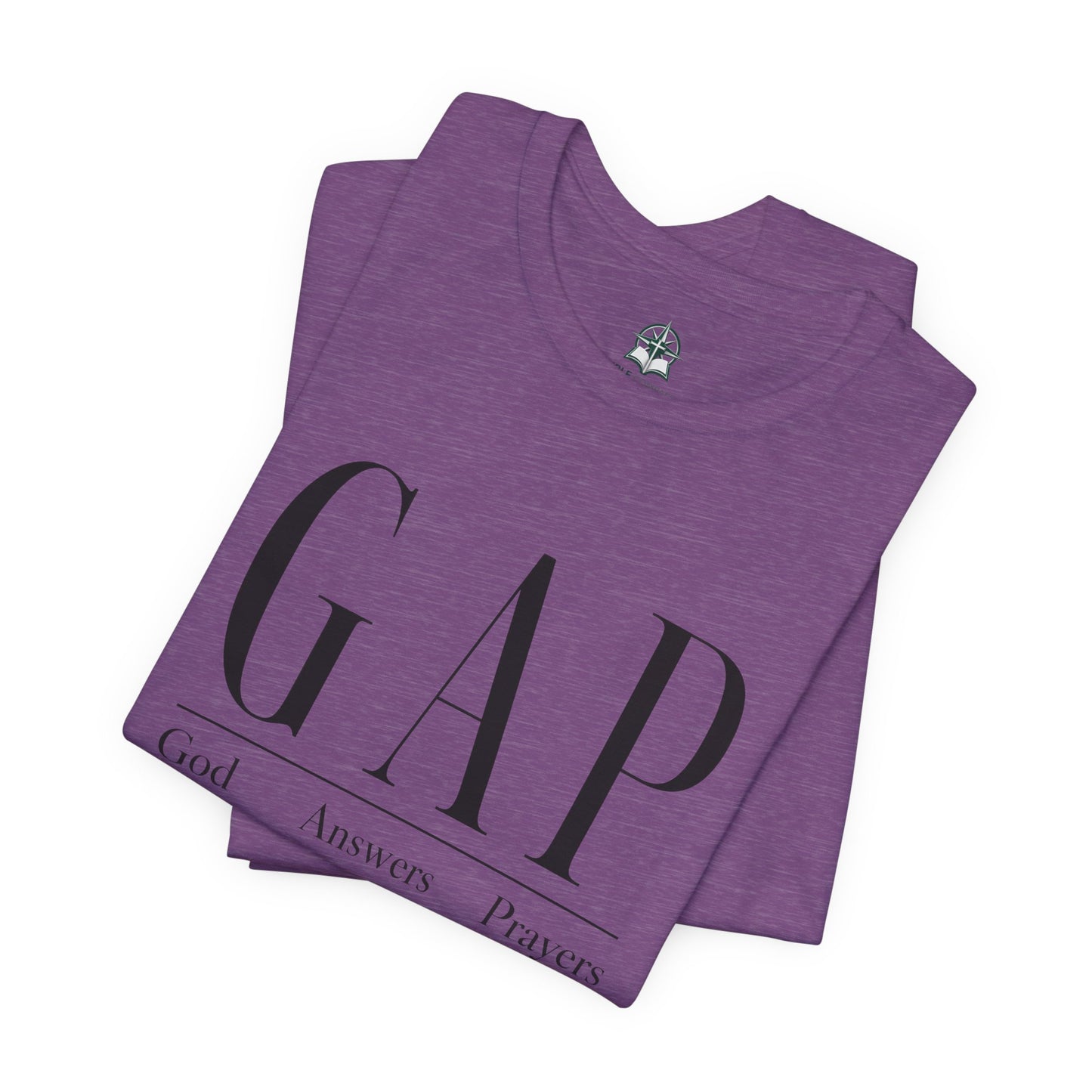 GAP "God Answers Prayers" Christian Short Sleeve Shirt