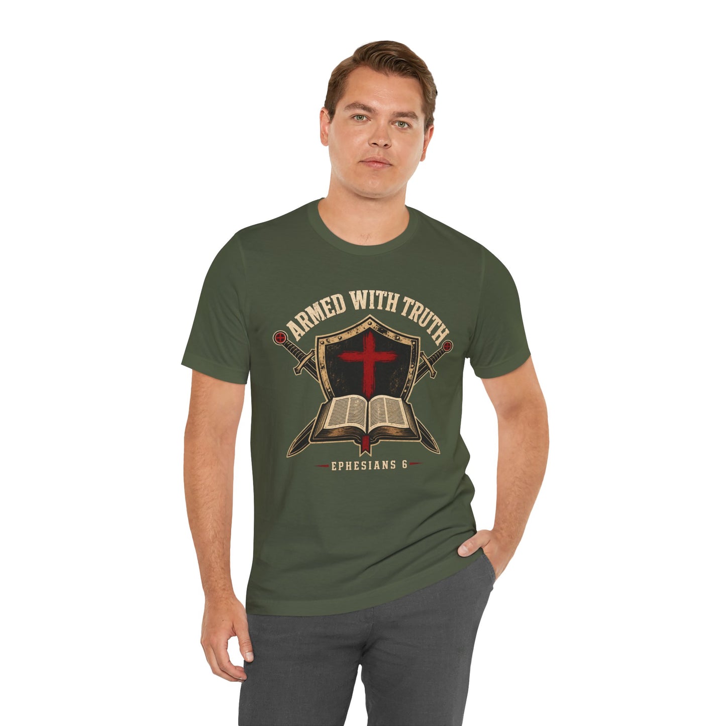 "Armed With Truth" Ephesians 6 Bible Christian T-Shirt