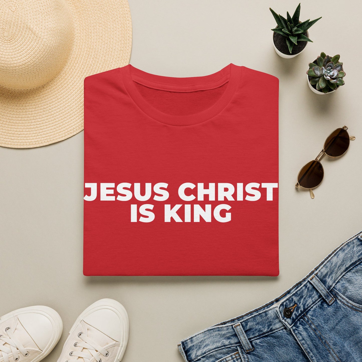 Jesus Christ Is King T-Shirt — Bold Christian Faith Tee