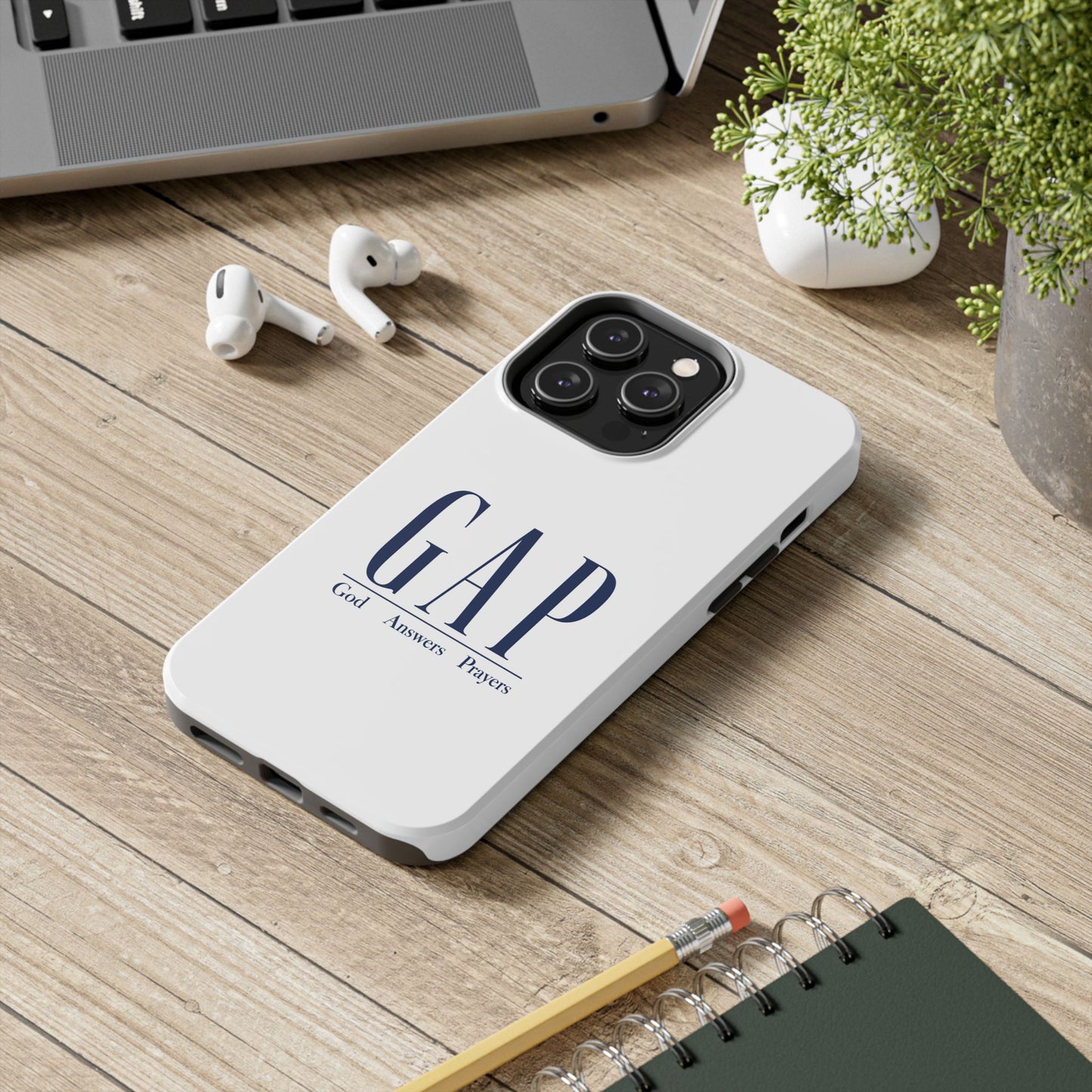 GAP (God Answers Prayers) Christian Protective Phone Cover - Tough Phone Case
