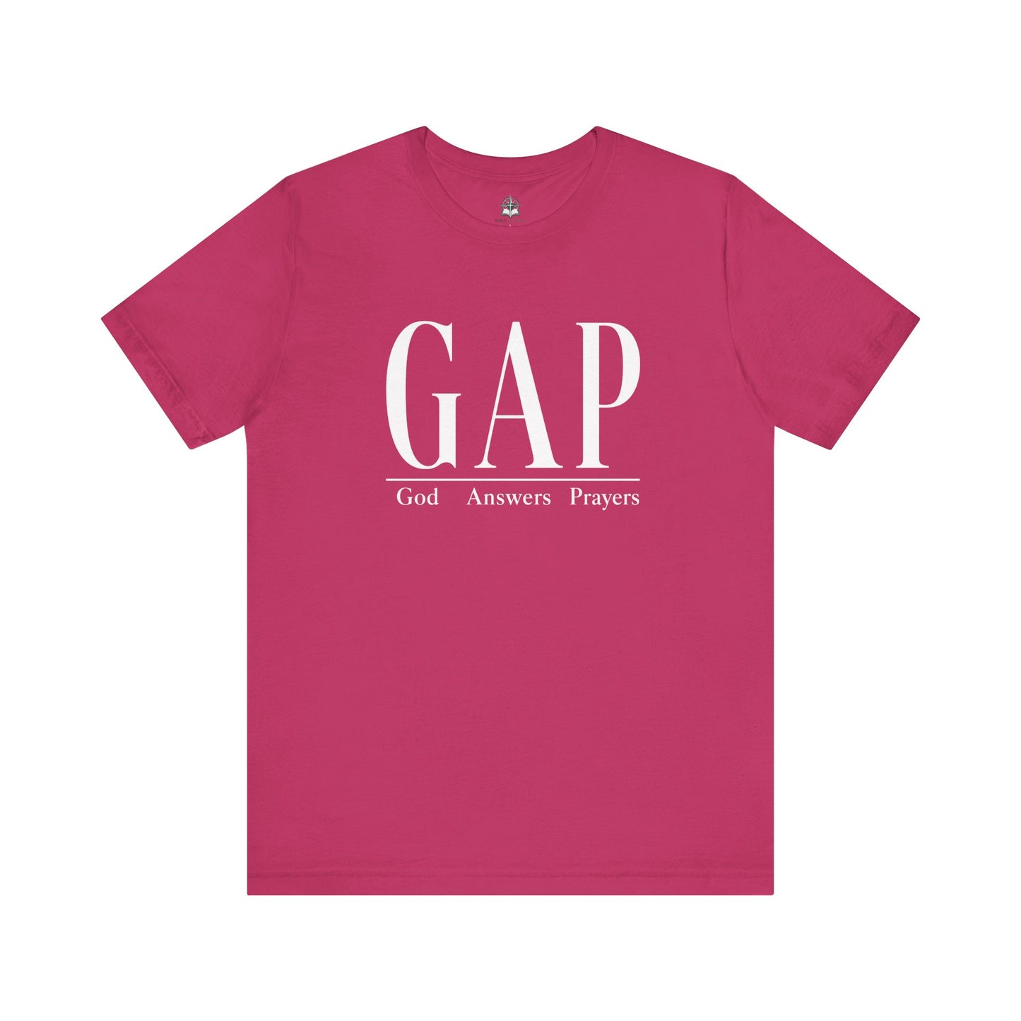 GAP "God Answers Prayers" Christian Short Sleeve Shirt