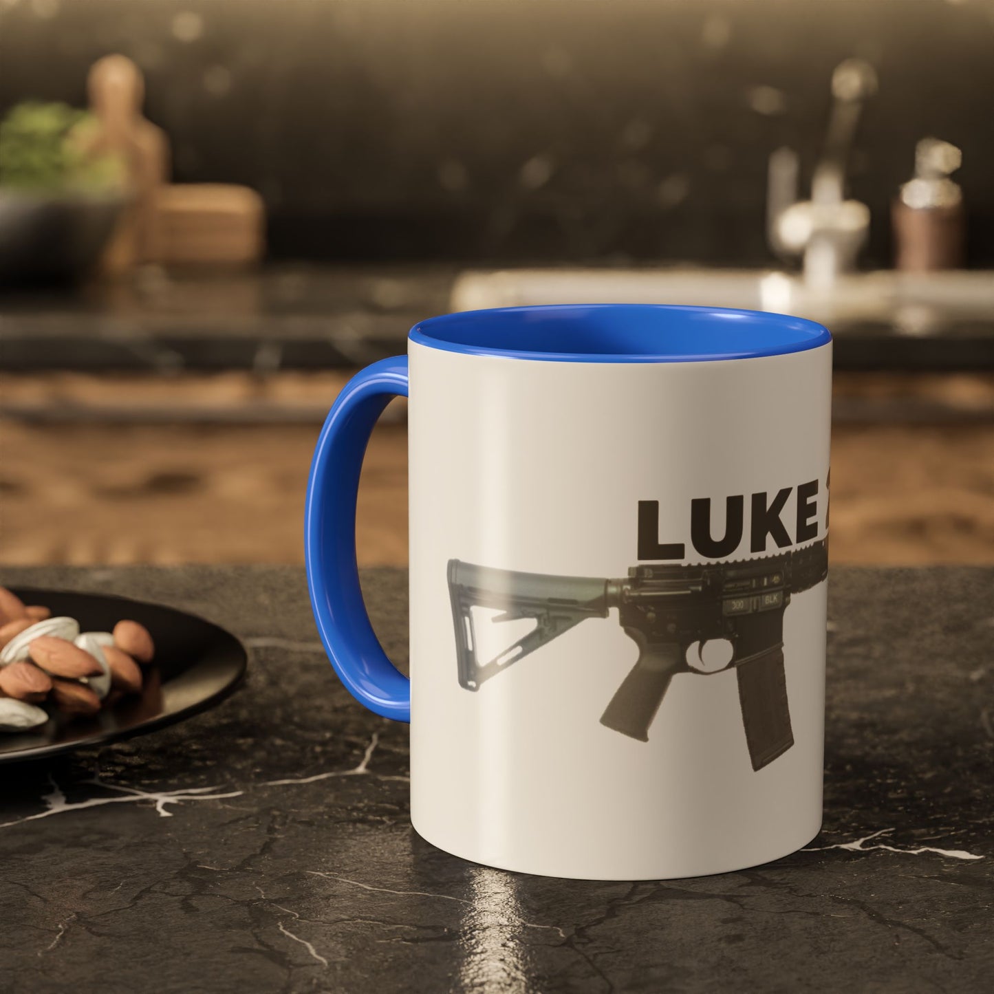 Luke 22:36 Rifle Mug – Christian Scripture Coffee Cup (11oz/15oz)