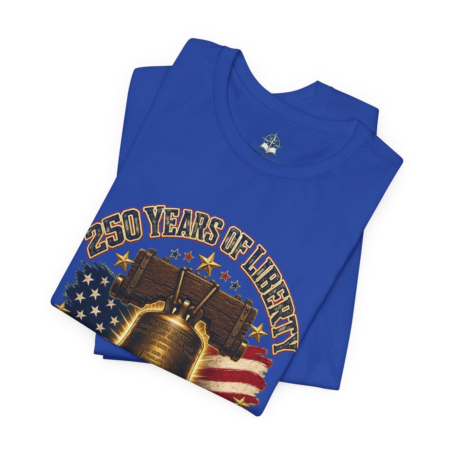 Liberty Bell 250 Years Tee – 1776–2026 Patriotic American Flag T-Shirt