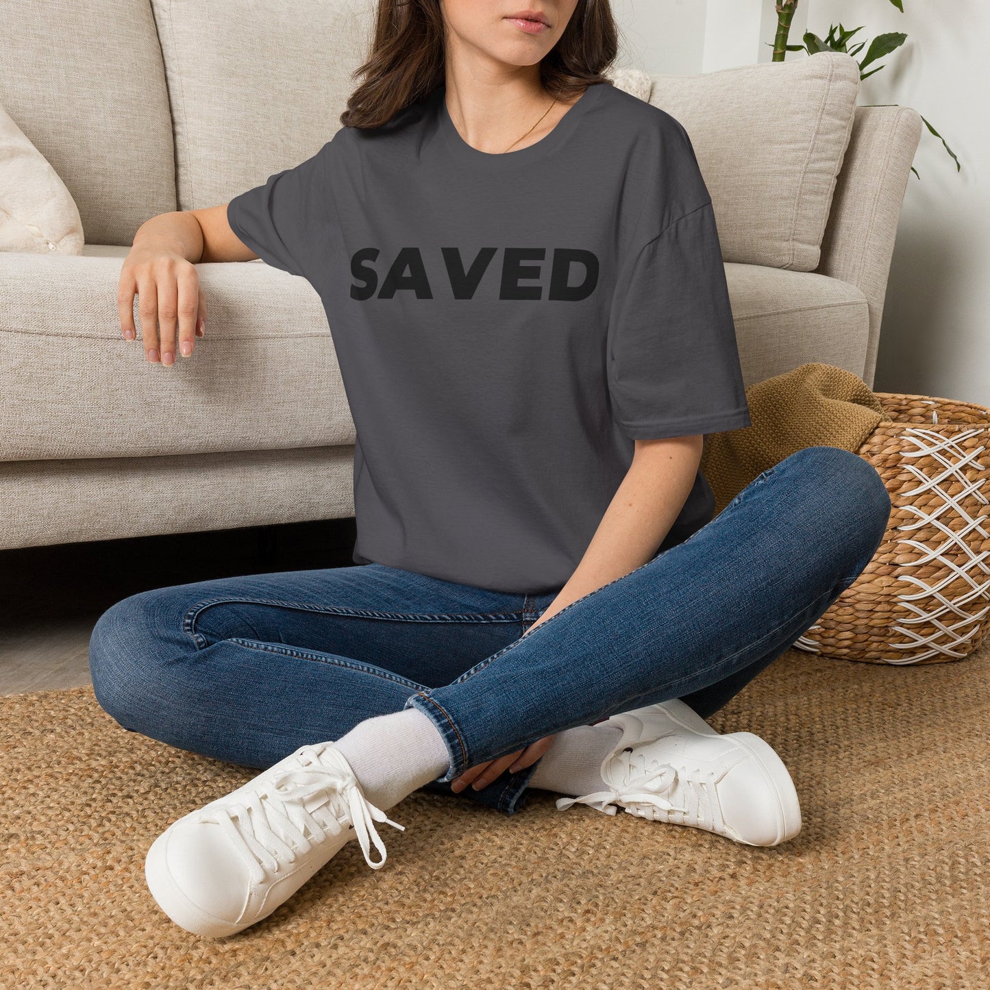 SAVED Christian T-Shirt - Bible Compass