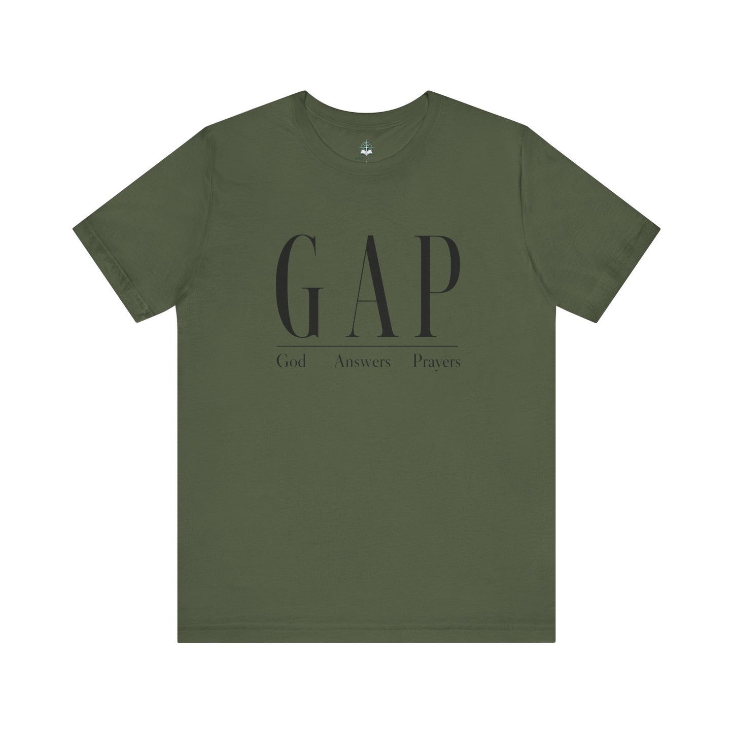 GAP "God Answers Prayers" Christian Short Sleeve Shirt